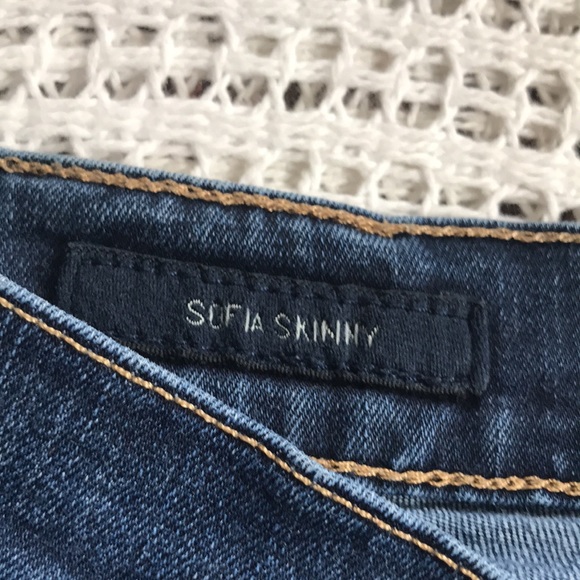 Lucky Sofia Skinny Re-Hemmed Women's Size 4/27 Dark Wash Ankle Jeans - Picture 5 of 9